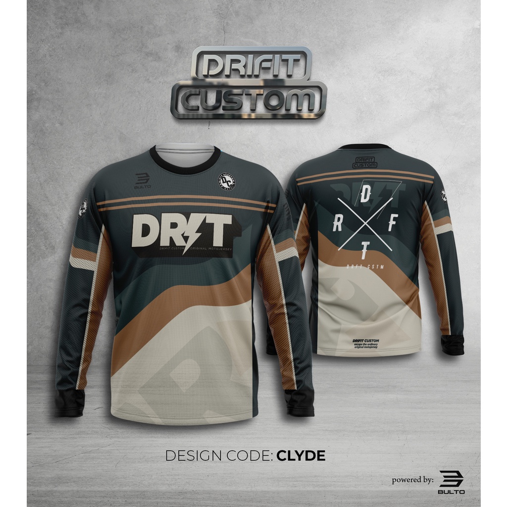 DRIFIT CUSTOM MOTO JERSEY - CLYDE | Shopee Philippines