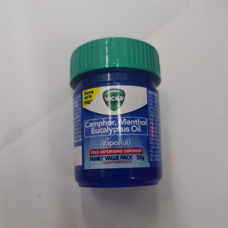 VICKS VAPORUB FAMILY VALUE PACK 25G Shopee Philippines