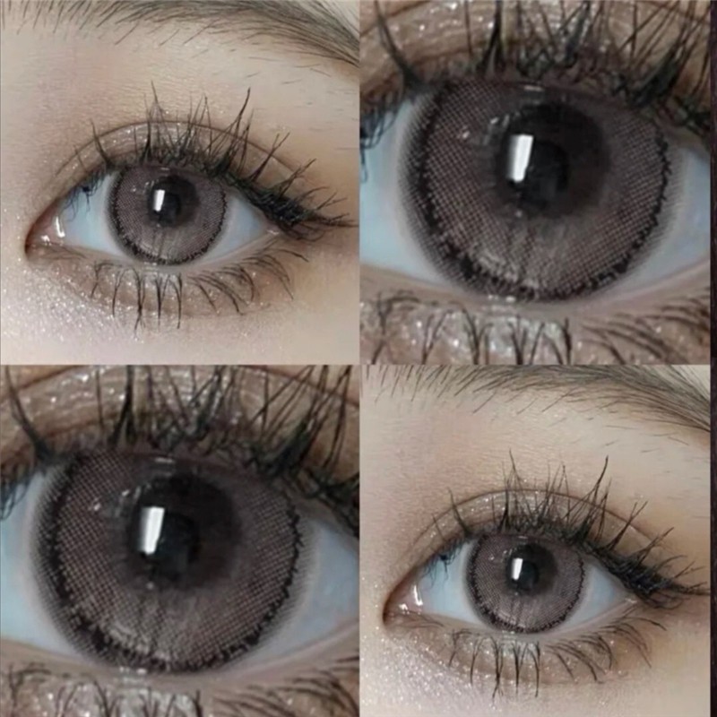 Uyaai Contact Lenses Color Cosmetic Contact Lens For Eyes 2pcs Yearly 0 Degree Brown Shopee Philippines