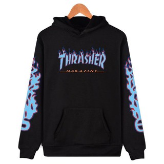 Alimoo Thrasher Men & Women Cotton Hoodie Lovers Unisex Sweatshirt Big Size XXS 4XL 1900B #1