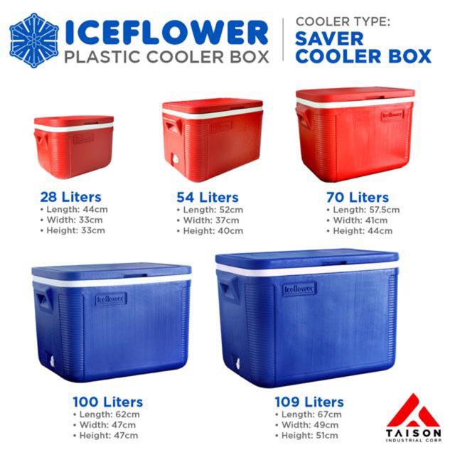 ICEFLOWER Saver Plastic Cooler Box 