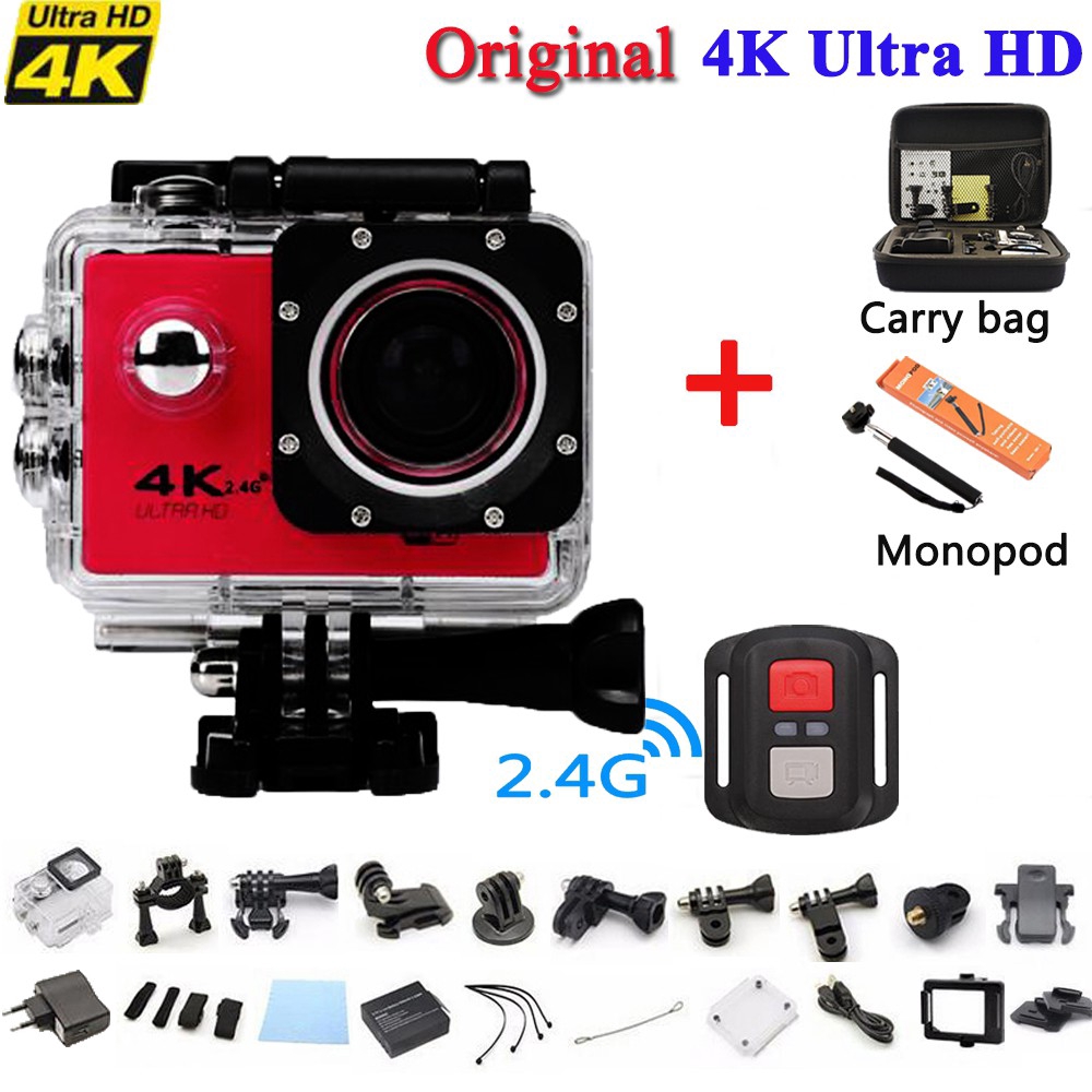 4k Wifi Sport Action Camera Waterproof 30m 1080p 60fps Ultra Hd Cam Camcorder Gopro Original Shopee Philippines