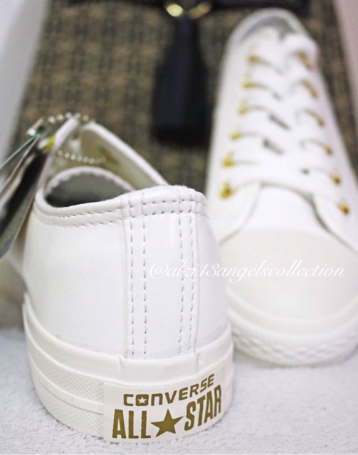 converse rose gold egret