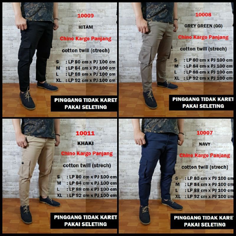 mens chino cargo pants