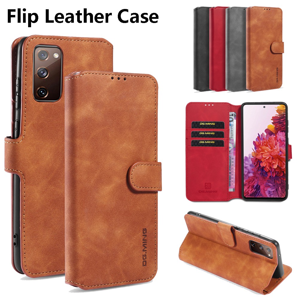 Samsung Galaxy S20 FE S20FE 5G Case Retro Flip Leather Phone Case ...