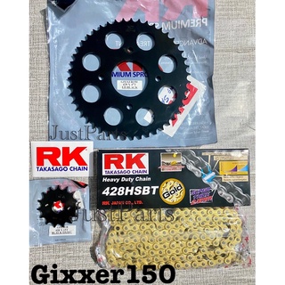 RK TAKASAGO SPROCKET SET with SGP Engine Sprocket (428) RAIDER150 ...