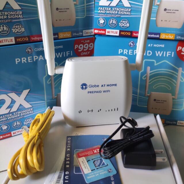 Globe At Home Prepaid WiFi with Builtin Antenna Shopee