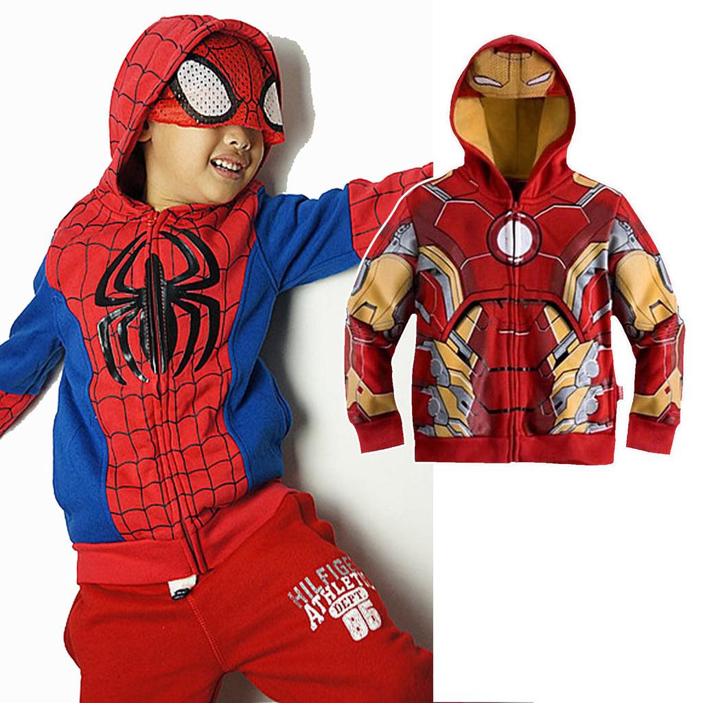 iron man hoodie kids