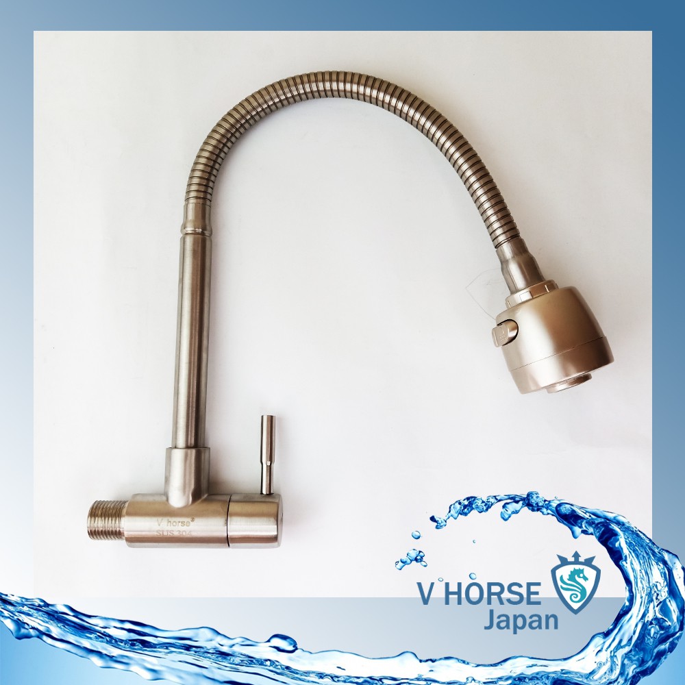 vhorse 304 stainless 360° flexble kitchen sink faucet#VH-8051/57B