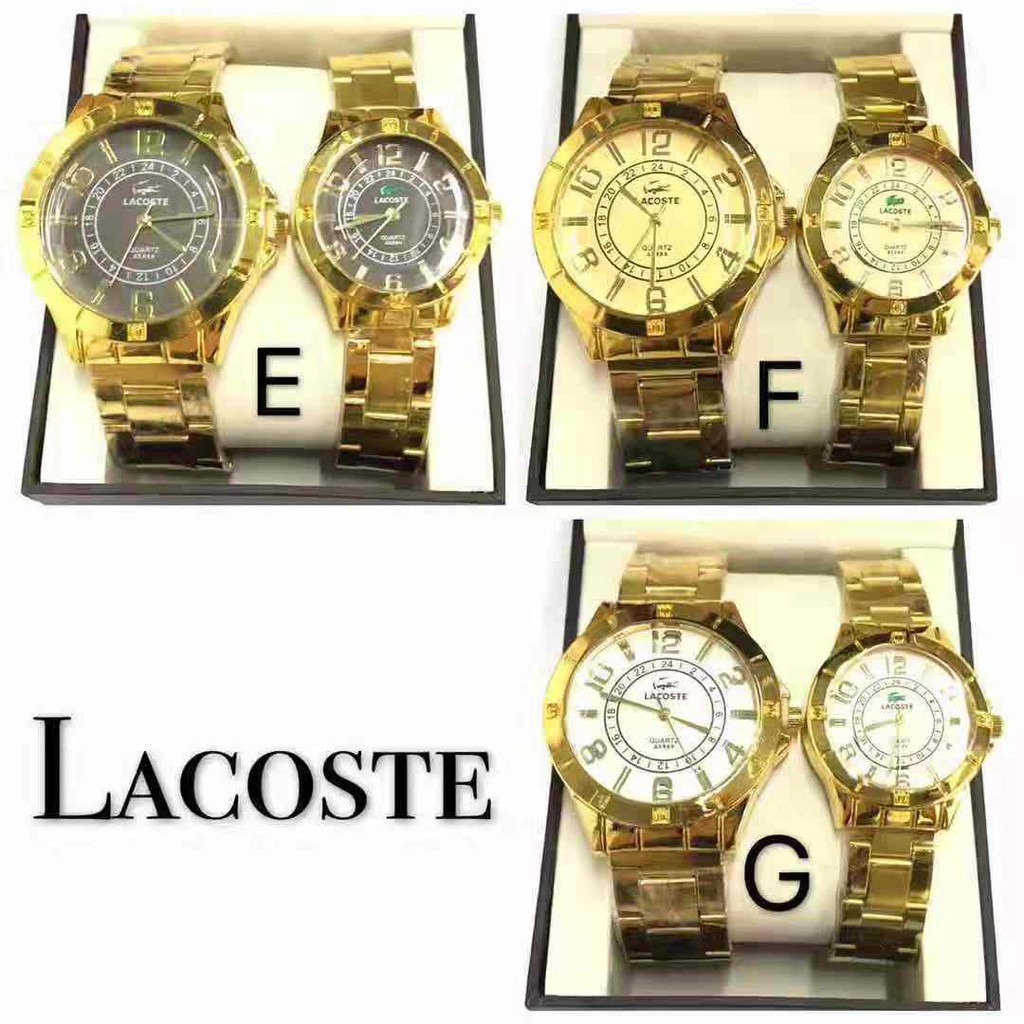 lacoste couple watch price