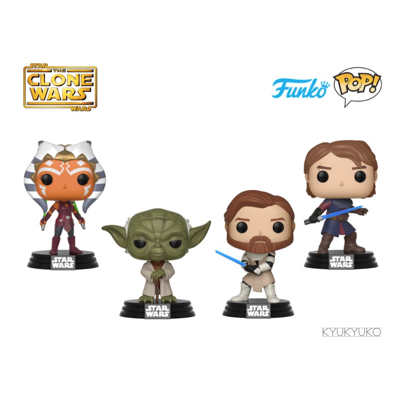 star wars the clone wars pop figures