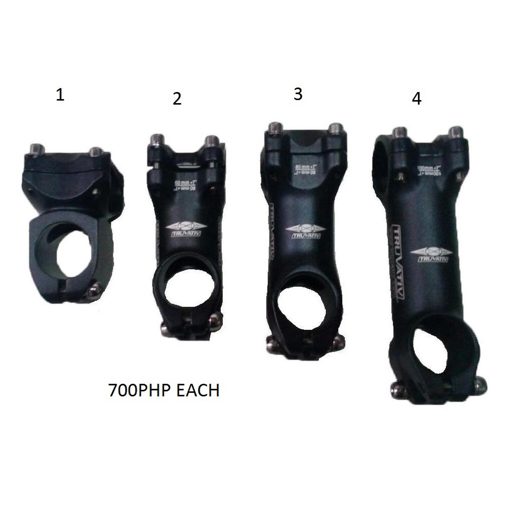 bicycle stem sizes