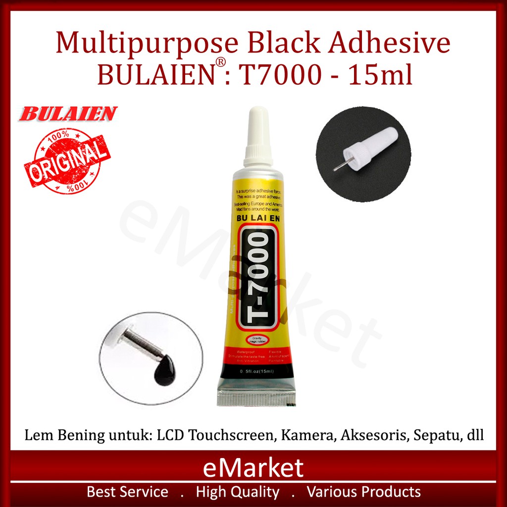 Lcd Touchscreen Glue Bulaien T7000 Original Black Multipurpose Adhesive Versatile Shopee Philippines