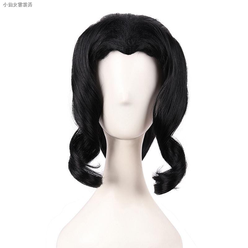 black cosplay wig