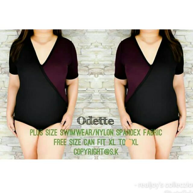 shopee plus size swimwear