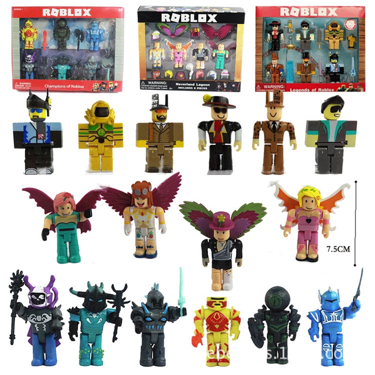 New Roblox Characters Figure 7 7 5cm Pvc Game Figma Oyuncak Shopee Philippines - roblox master of the world games figuras juguetes roblox 7cm pvc