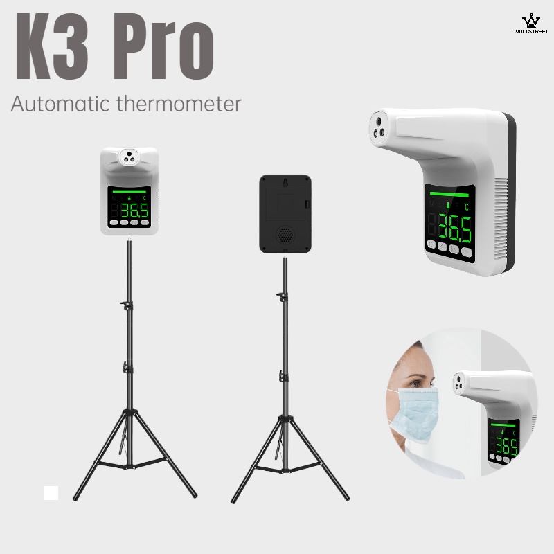 K3Pro Wallmounted Thermometer School Station Mall Body Temperature