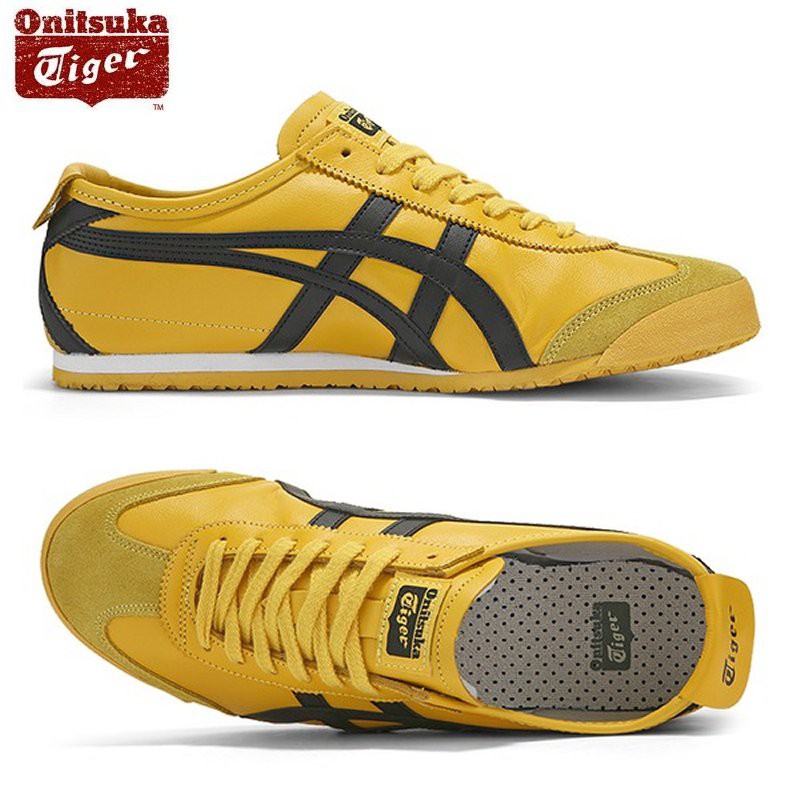 yellow black onitsuka tiger mexico 66