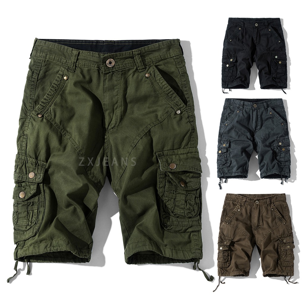 six pocket cargo shorts