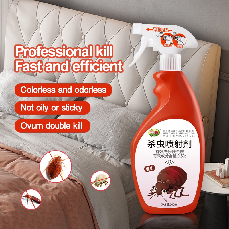 Natural Bed Bugs Killer Spray Odorless 500ml Bed Bugs Killer Bed Bug