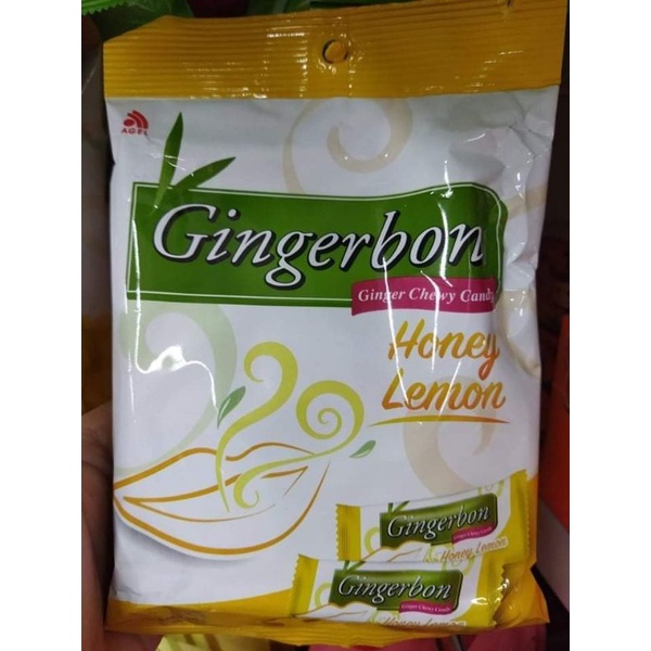 Gingerbon Honey Lemon Ginger Chewy Candy 125 Grams Improve Digestion And Helps Boost Immunity