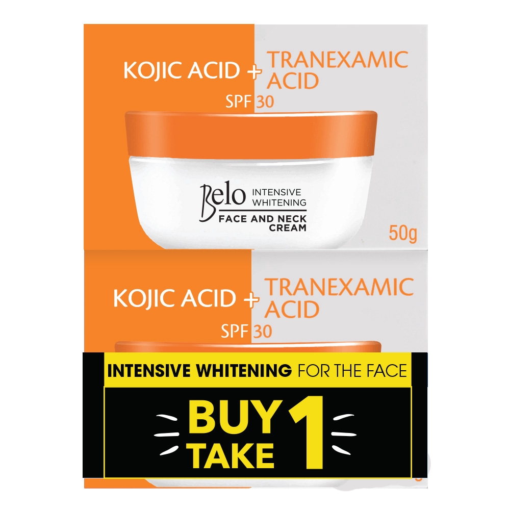 belo intensive whitening face and neck cream ingredients