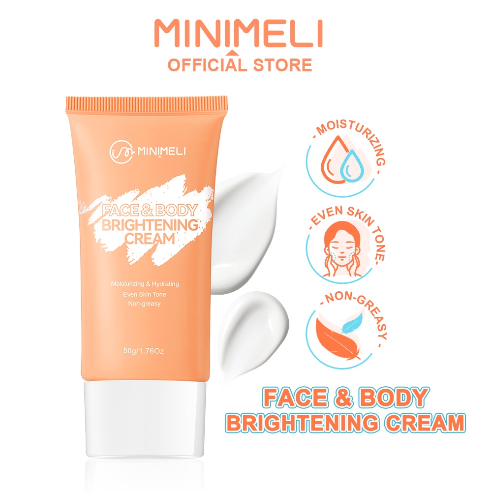 MINIMELI Natural Brightening Face & Body Cream Moisturizing &Hydrating