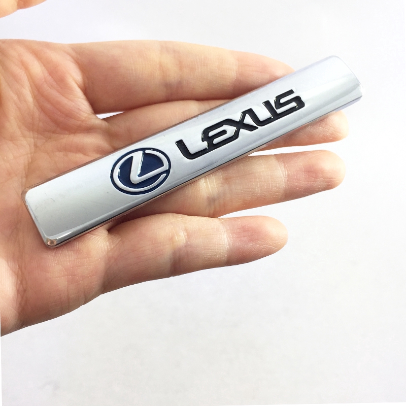 1 x Metal LEXUS Logo Car Auto Decorative Side Fender Rear Emblem Badge ...