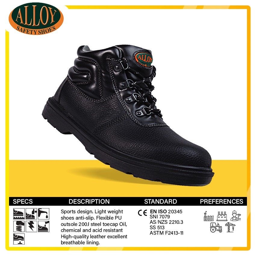 alloy steel toe shoes