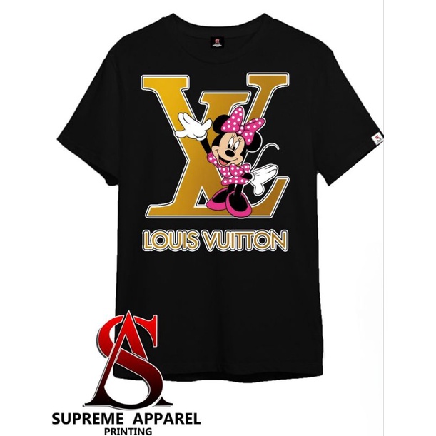 MINNIE MOUSE LOUIS VUITTON FOR WOMEN DTF PRINT | Shopee Philippines