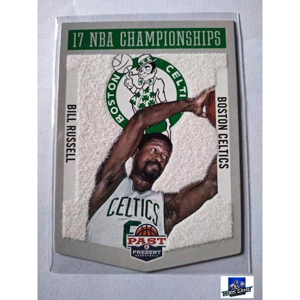 Bill Russell Nba Card Panini Champion Banner Boston Celtics Bill ...