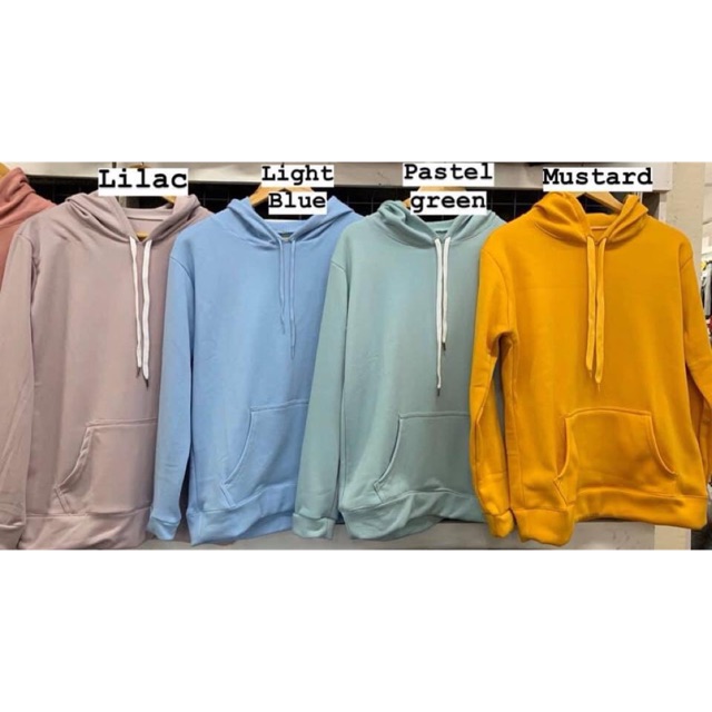 plain pastel hoodies