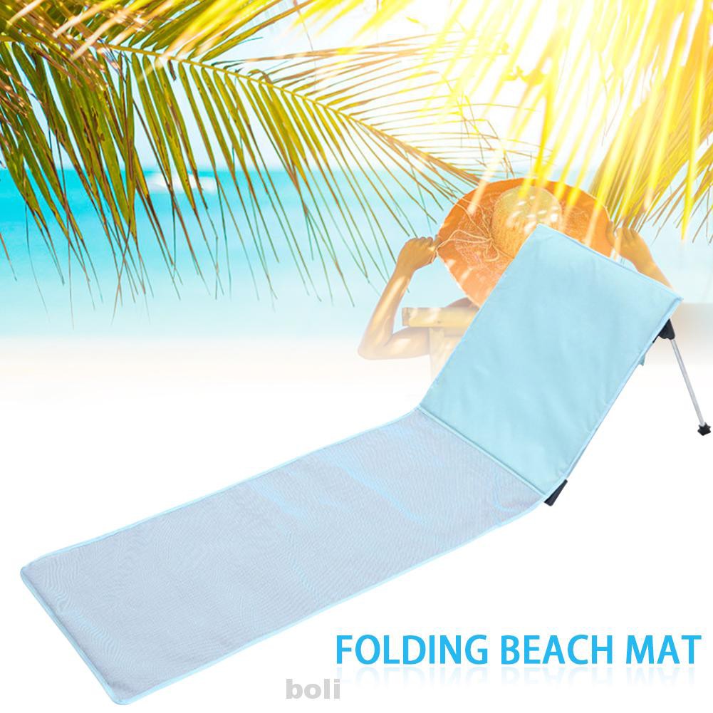 folding beach lounger mat