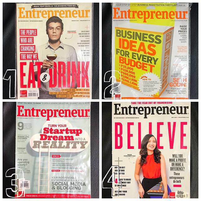 Entrepreneur Magazine Philippines Each Sold Separately Shopee Philippines