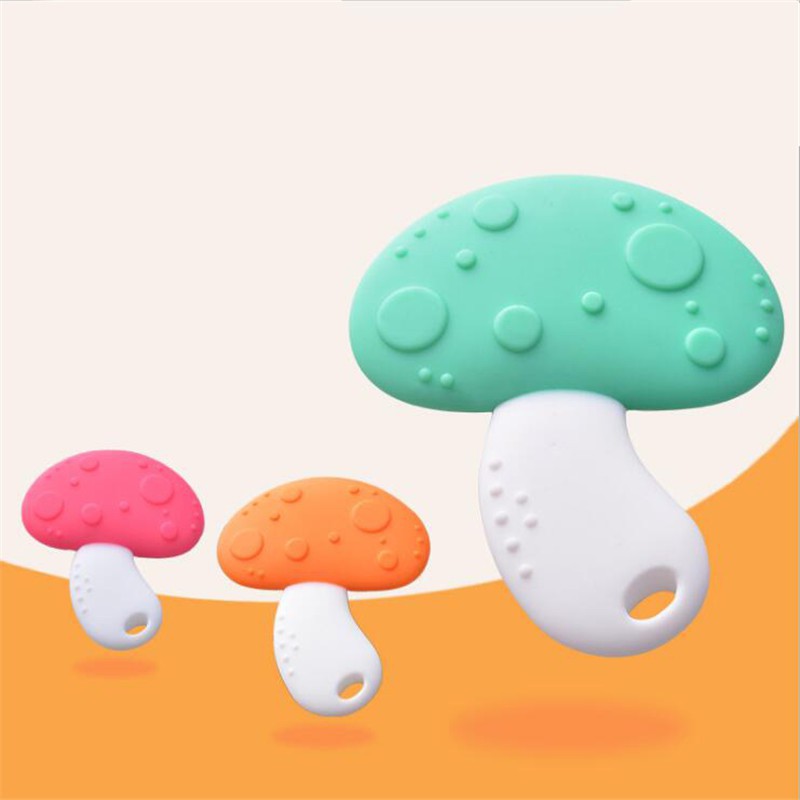 baby mushroom teether