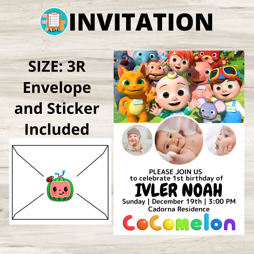 Themed Invitation/Birthday Invitation /With Envelope