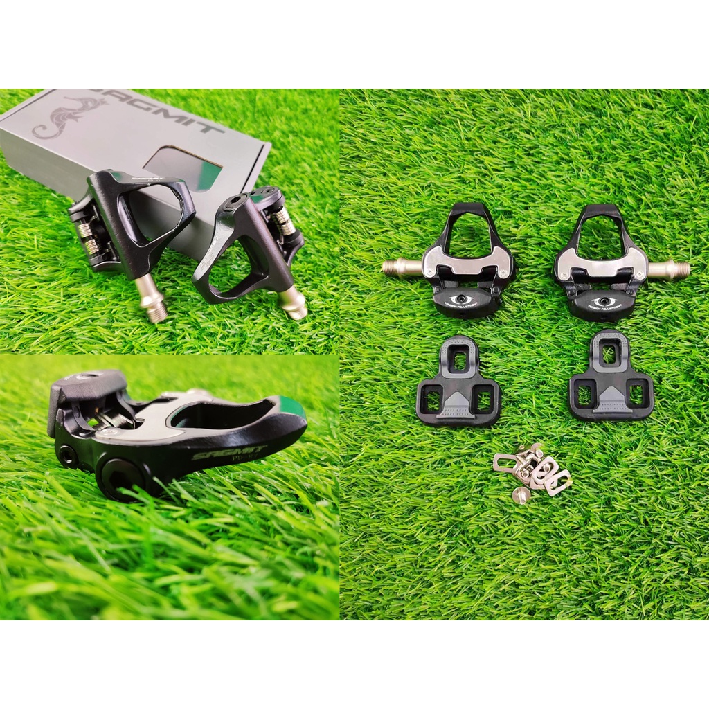 Sagmit Alloy Sealed Bearing Bicycle Clipless Pedal w/ Attachment