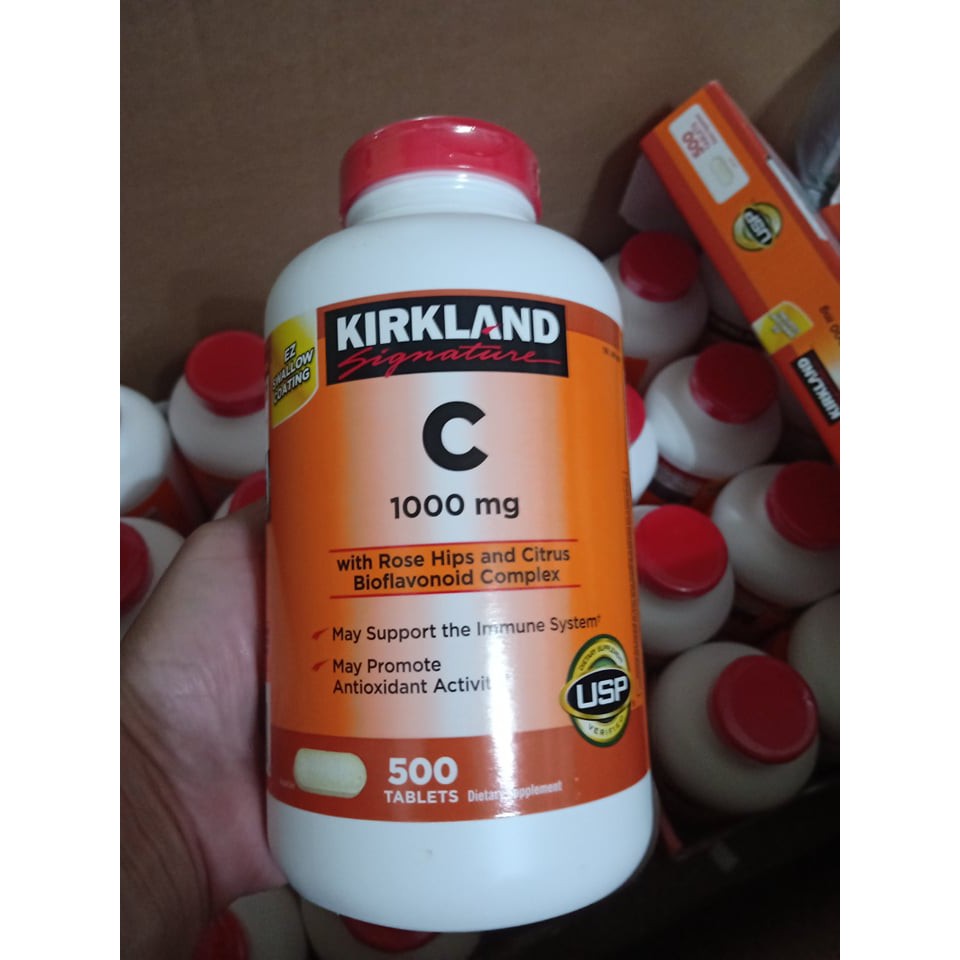 Kirkland Vitamin C Costco Usa 500 Tabs 1000 Mg Exp 5 24 6 24 7 24 8 24 Shopee Philippines