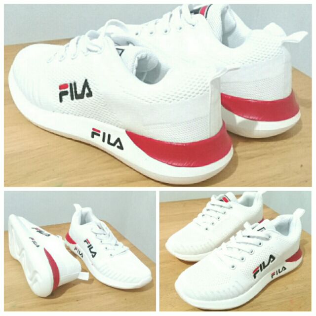FILA White Rubber Shoes for Women Shopee Philippines