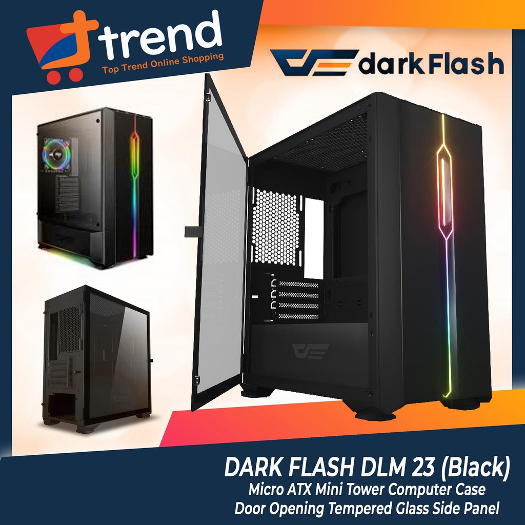 Dark Flash DLM 23 (CPU CASE BLACK) | Shopee Philippines