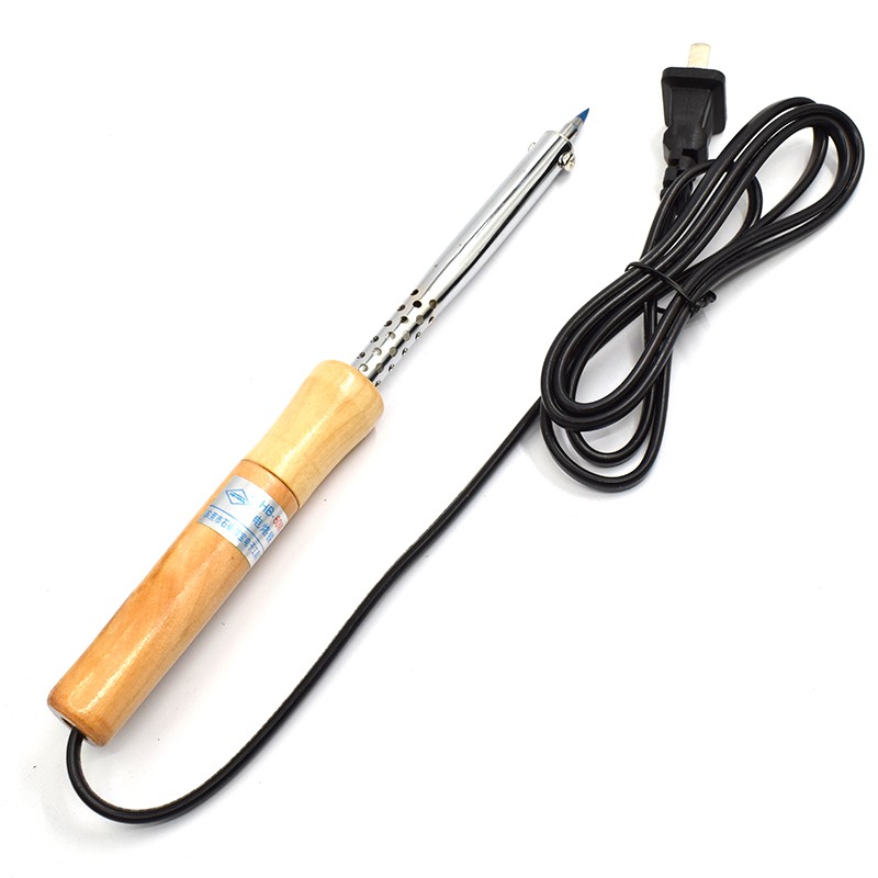 Wooden handle Electric Welding Solder Soldering Iron Tip Shopee