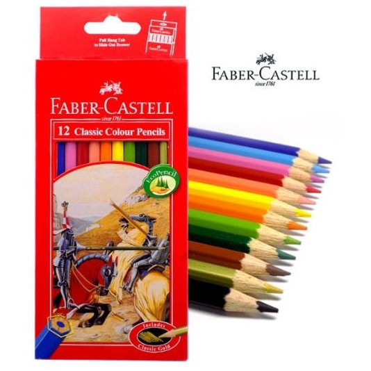 FABER-CASTELL 12 Classic Colour Pencils | Shopee Philippines