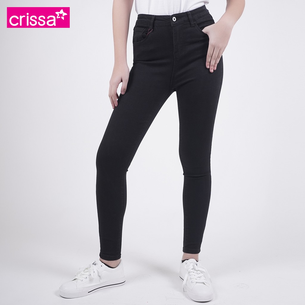 Crissa Highwaist Colored Pants CSB28-0088 (Black) | Shopee Philippines
