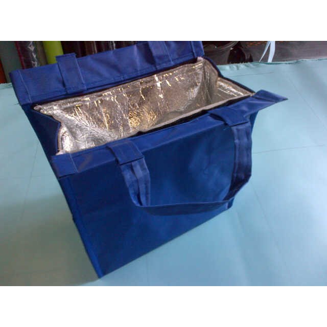Blue Aluminum Foil Shopping Bag Lunch Bag Lunch Insulation Bag Frozen