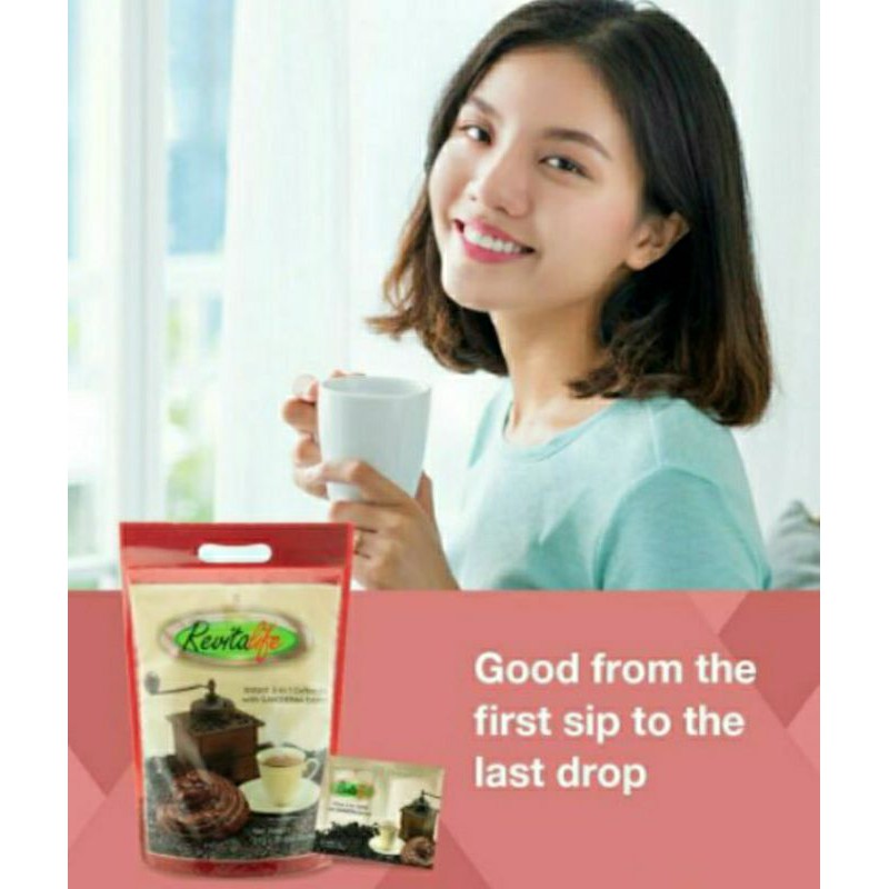 REVITAlife Instant 3in1 Coffee Mix with GANODERMA Extract Shopee