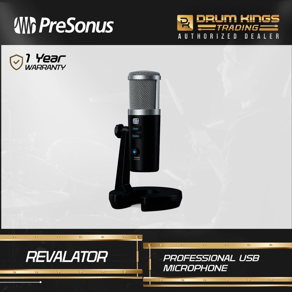 PreSonus Revelator USB Mic with Studio Live Vocal Processing | Shopee ...