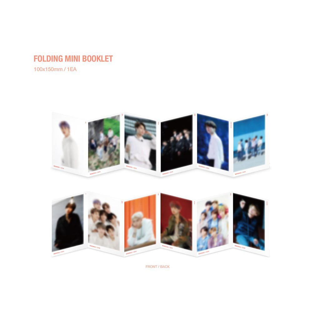 OFFICIAL] BTS MEMORIES OF 2019 DVD ― Folding Mini Booklet 