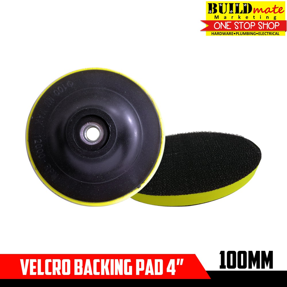 JOSILI Velcro Backing Pad 4" / 100mm for Angle Grinder Shopee Philippines