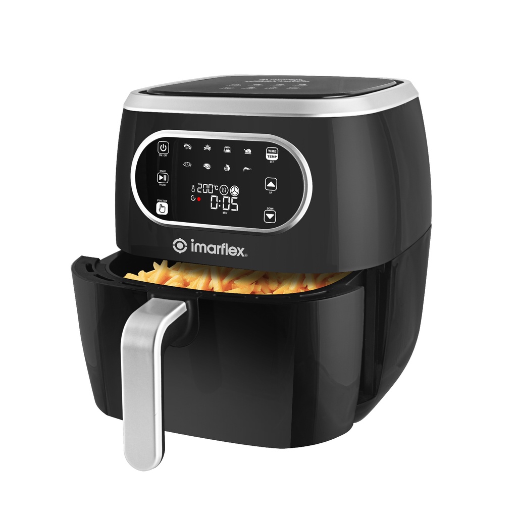 Imarflex Digital Air Turbo Fryer CVO680DB 6.8L Black Shopee Philippines