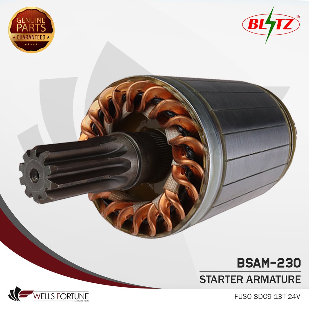 FUSO 8DC9 BLITZ STARTER ARMATURE (1PC) Shopee Philippines